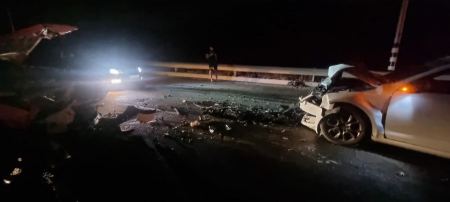 حادث سير على طريق حاجز برطعة